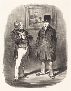 Nå... jag kände inte igen dig... av Honoré Daumier