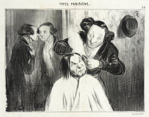 Parisiska typer (serie av tryck) av Honoré Daumier