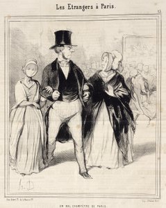 En lantlig bal i Paris av Honoré Daumier
