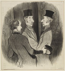 ”En ny hatt” av Honoré Daumier