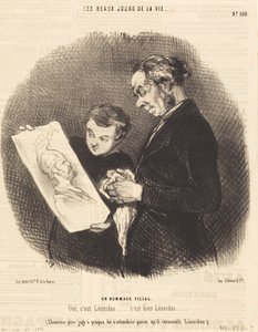 En barnslig hyllning av Honoré Daumier