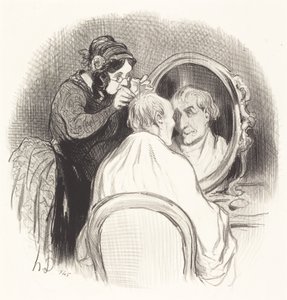En gentleman som börjar bli för ung av Honoré Daumier