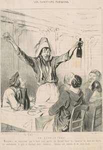 En sista skål av Honoré Daumier