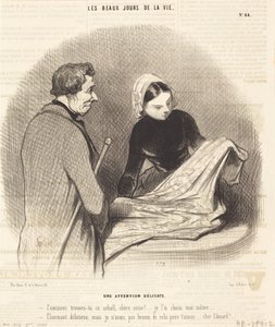 En fin uppmärksamhet av Honoré Daumier