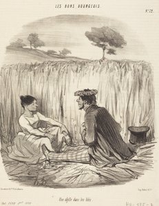En idyll i vetet av Honoré Daumier