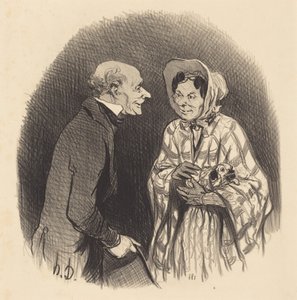 En ny bekantskap av Honoré Daumier