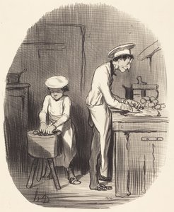 Ser du, min lille vän, du har fel... av Honoré Daumier