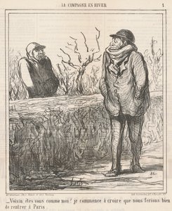 Granne, är du som jag? ... av Honoré Daumier