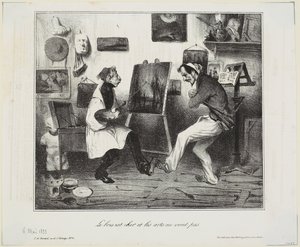 Trä är dyrt och konsterna mår inte bra av Honoré Daumier