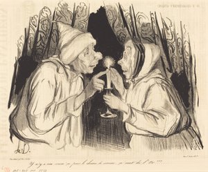 Det finns inget som detta mot förkylning... av Honoré Daumier