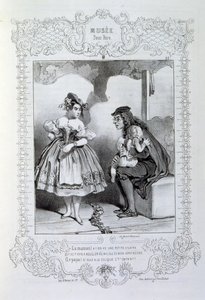 illustrationer om idéer och legender Philipon under titeln Les Cent och Robert Macaire av Honoré Daumier