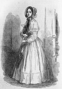 Julie Mercadet, illustration från Good Businessman (Le Faiseur) av Honore de Balzac (1799-1850), fransk upplaga