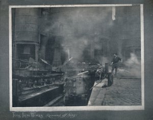 Tröja Iron Works - Running Off Slag, 1919 av Hood and Co. Ltd