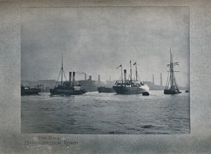The Tees, Middlesbrough Reach, 1919 av Hood and Co. Ltd
