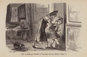 Illustration till Un Bon Petit Diable (gravyr)