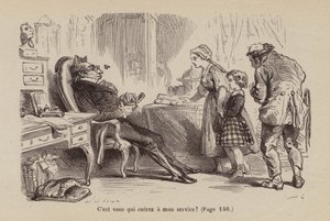 Illustration till Un Bon Petit Diable (gravyr)