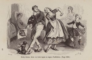 Illustration till Un Bon Petit Diable (gravyr) av Horace (after) Castelli