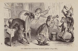 Illustration till Un Bon Petit Diable (gravyr) av Horace (after) Castelli