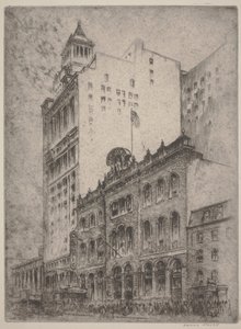 Tammany Hall (etsning) av Horace Devitt Welsh