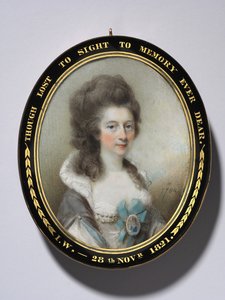 Porträtt av Lady Grace Anna Newenham, 1784. av Horace Hone