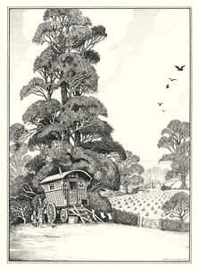 Augusti (litografi) av Horace J. Knowles