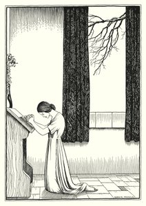 Illustration till Bergspredikan (gravyr) av Horace J. Knowles