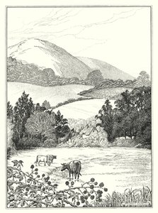 September (litografi) av Horace J. Knowles