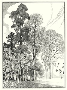 Månaderna (litografi) av Horace J. Knowles