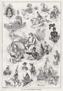 Lady Godiva procession i Coventry (gravyr)