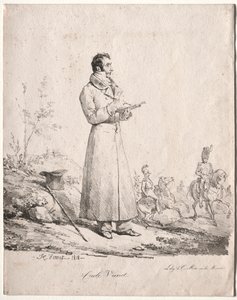 Antoine Charles Horace Vernet, kallad Carle. av Emile Jean Horace Vernet