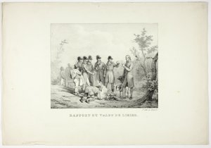 Bedömning av piskan av Emile Jean Horace Vernet