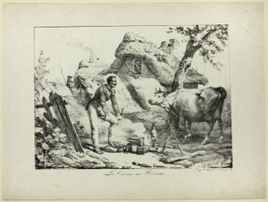 Bivuakens kök av Horace Vernet