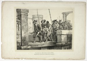 Men soldaterna inom Paris murar... av Horace Vernet