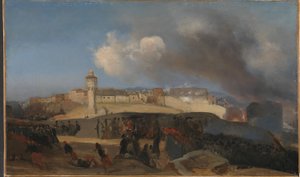 Det andra anfallet mot Constantine, 13 oktober 1837 av Horace Vernet