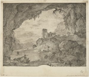 Fiske i månsken av Horace Vernet