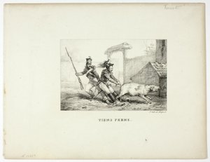 Håll fast av Emile Jean Horace Vernet