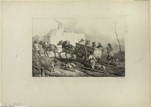 Jägare av Emile Jean Horace Vernet
