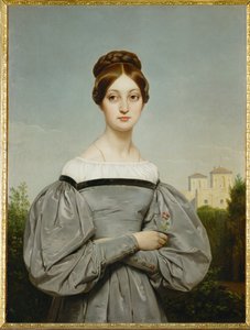 Louise Vernet, dotter till konstnären ... av Horace Vernet