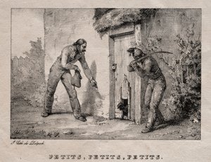Marodörer (Marodörer. Små! Små! Små!) av Emile Jean Horace Vernet