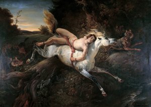 Mazeppa och vargarna, 1826.