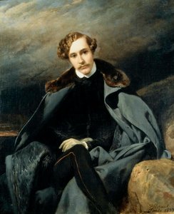 Porträtt av prins Alexander Ivanovich Baryatinsky 1815-1879, 1837.