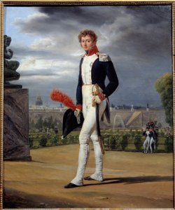 Porträtt av samlaren Philippe Lenoir (1785 - 1867). Målning av Emile Dit Horace Vernet (1789-1863) av Emile Jean Horace Vernet