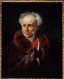 Porträtt av målaren Jean Baptiste Isabey (1767-1855) Målning av Emile dit Horace Vernet (1789-1863) 1828 Sön. 0,81x0,64 m av Emile Jean Horace Vernet