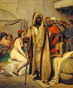 Slavmarknad av Horace Vernet