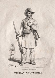 Frivillig partisan av Emile Jean Horace Vernet