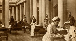 Boer och britt vårdas tillsammans, 1900, 1933.