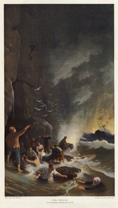 The Rescue (färg litho)