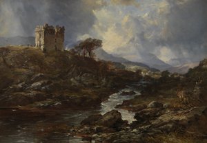 Kinlochaline slott av Horatio McCulloch