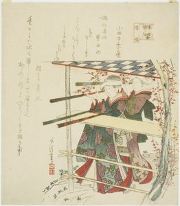Yushima, från serien "A Comparison of Famous Things in the Eastern Capital (Toto meibutsu awase)" av Hotei Gosei