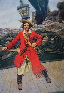 A Pirate Chief (färg litho)